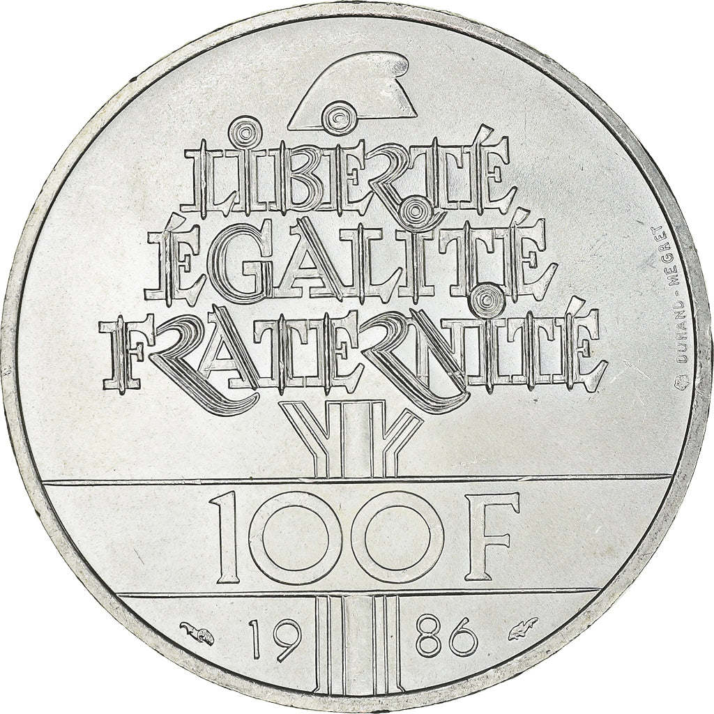 Monnaie, France, Statue de la Liberté, 100 Francs, 1986, SPL, Argent