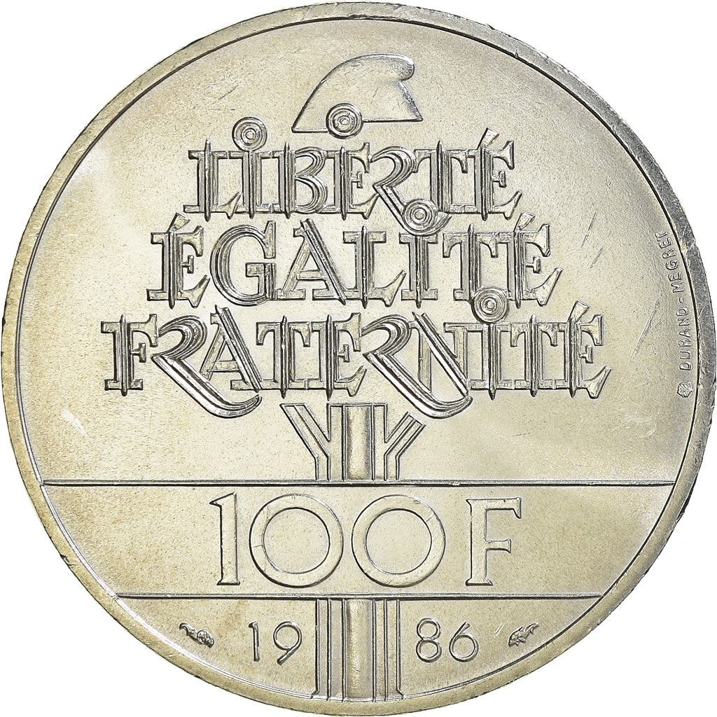Monnaie, France, Statue de la Liberté, 100 Francs, 1986, SUP+, Argent