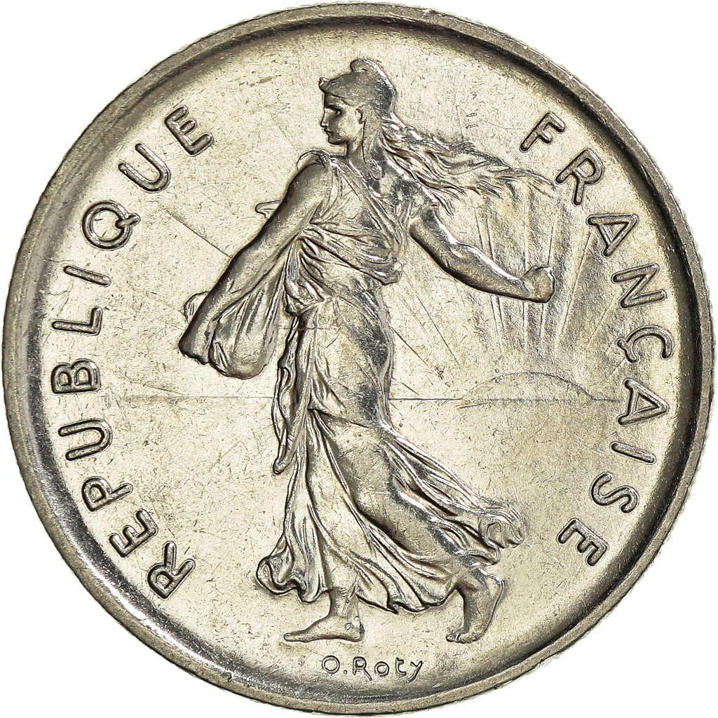 Münze, Frankreich, Semeuse, 5 Francs, 1971, Paris, SS+, Nickel Clad