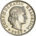 Coin, Switzerland, 20 Rappen, 1961, Bern, AU(50-53), Copper-nickel, KM:29a