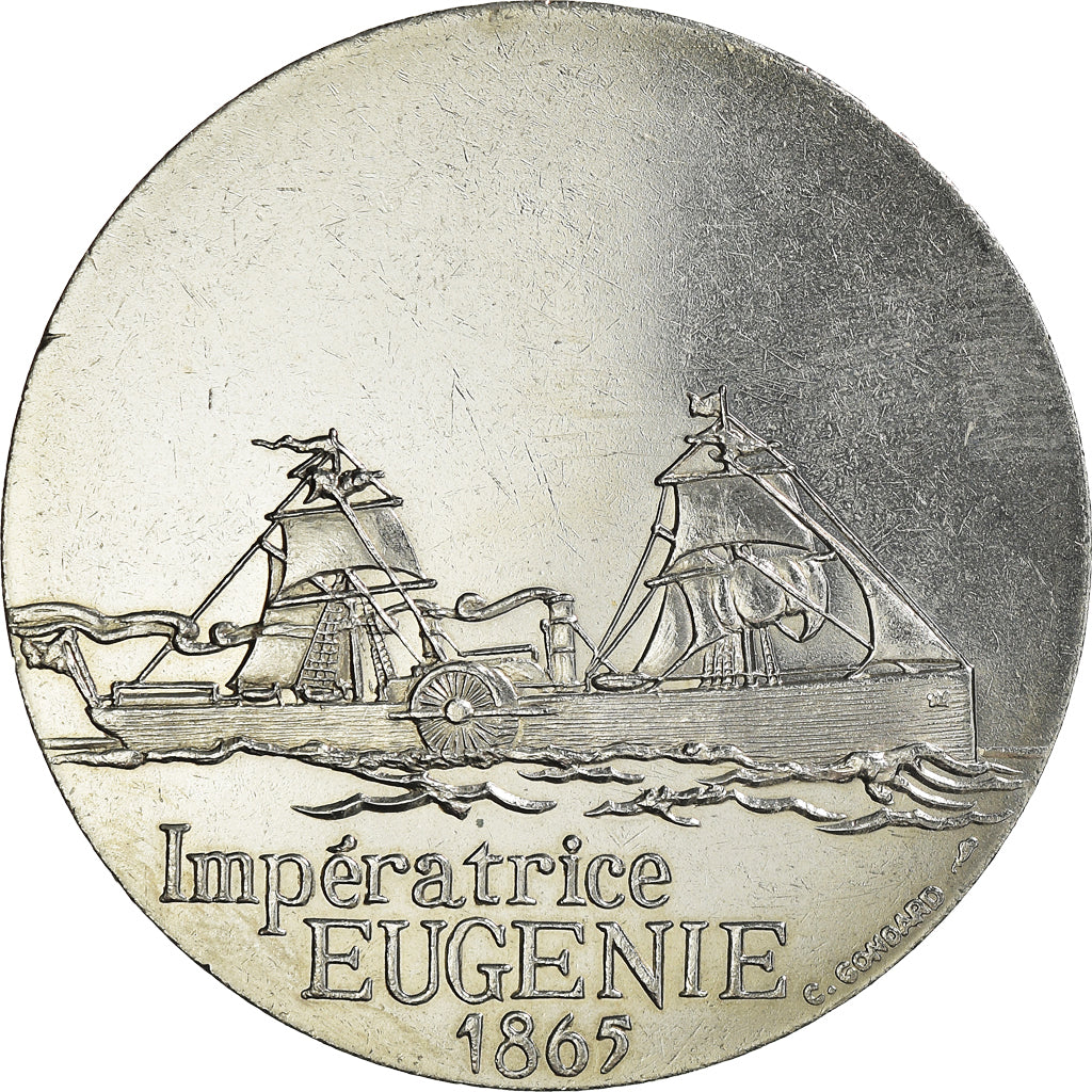 France, Médaille, Les Grands Transatlantiques, Impératrice Eugénie, Shipping