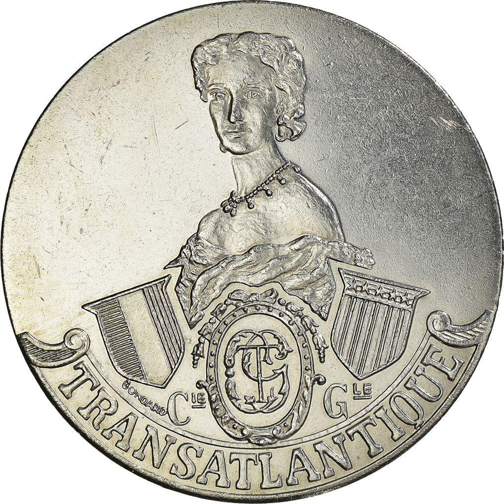 France, Médaille, Les Grands Transatlantiques, Impératrice Eugénie, Shipping