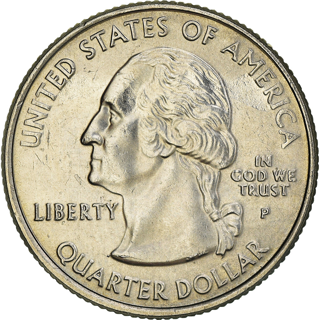 Coin, United States, Quarter, 2007, U.S. Mint, Philadelphia, Utah 1896