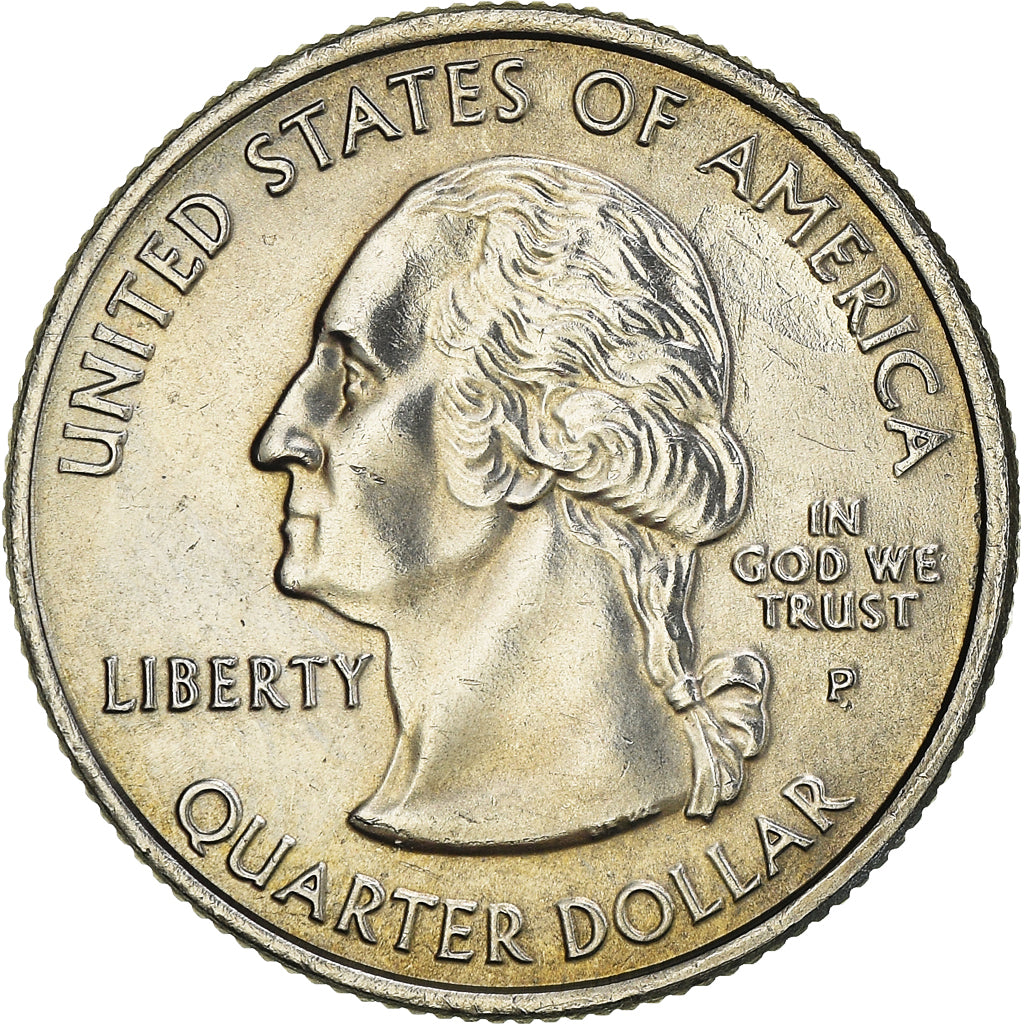 Moneta, Stati Uniti, Quarter, 2007, U.S. Mint, Philadelphia, Utah 1896, BB+