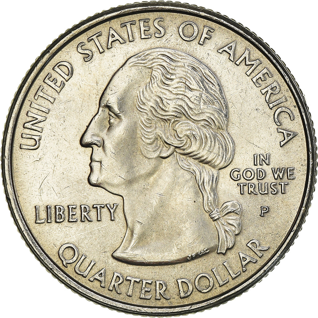 Monnaie, États-Unis, Quarter, 2000, U.S. Mint, Philadelphie, Virginia 1788