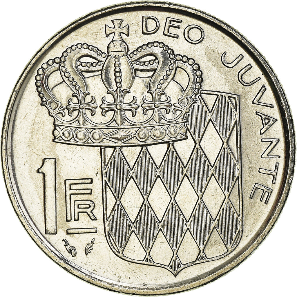 Coin, Monaco, Rainier III, Franc, 1982, MS(63), Nickel, KM:140