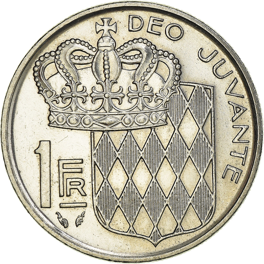 Coin, Monaco, Rainier III, Franc, 1978, MS(63), Nickel, KM:140, Gadoury:MC 150