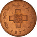 Coin, Malta, Cent, 1977, British Royal Mint, AU(55-58), Bronze, KM:8
