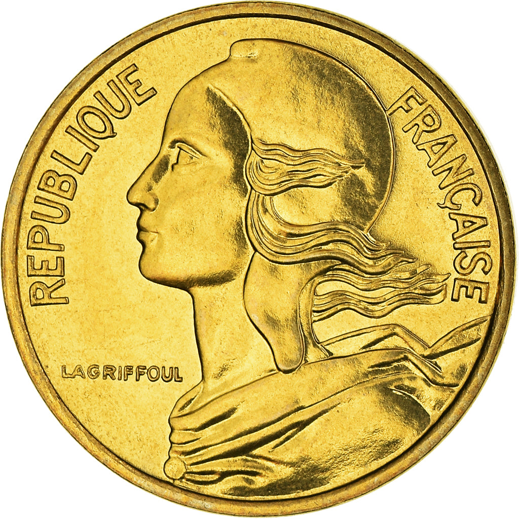 Moneta, Francia, Marianne, 5 Centimes, 1985, Paris, FDC, Alluminio-bronzo