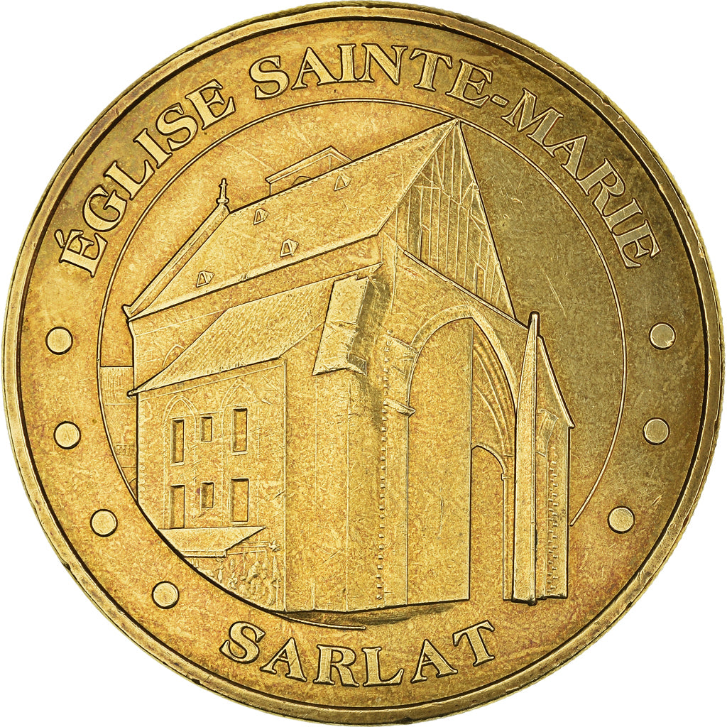 France, Token, Touristic token, 24/ Eglise Sainte-Marie - Sarlat, 2015, MDP