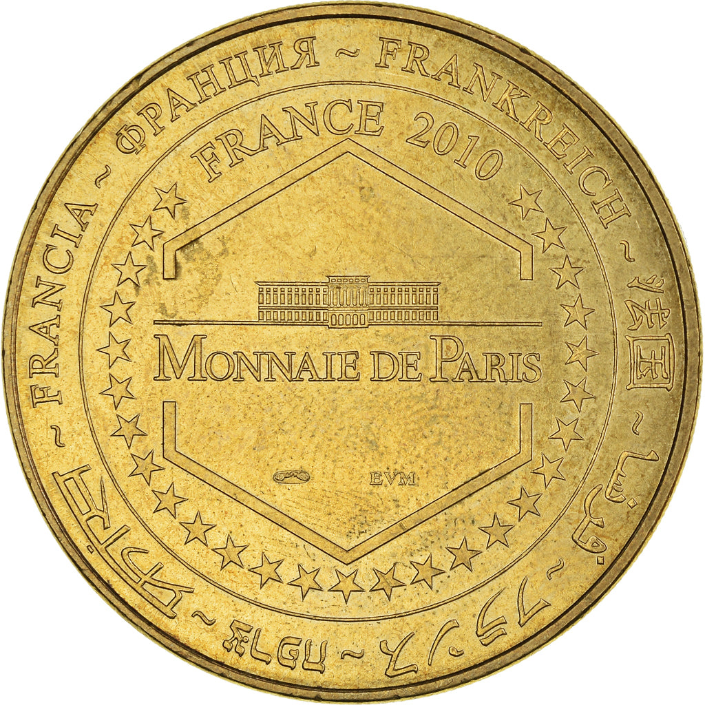 France, Token, 12/ Viaduc de Millau, 2010, MDP, AU(50-53), Copper-nickel