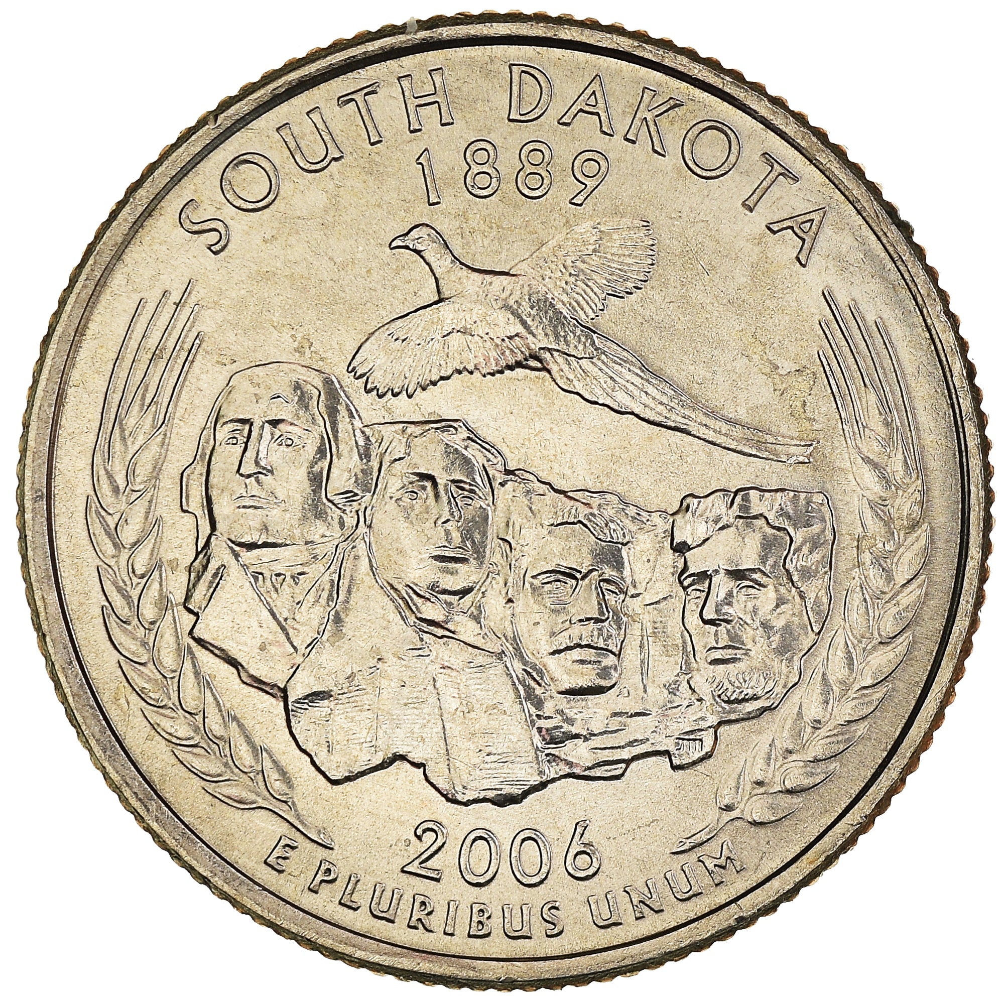 Monnaie, États-Unis, Quarter, 2006, U.S. Mint, Philadelphie, South Dakota 1889