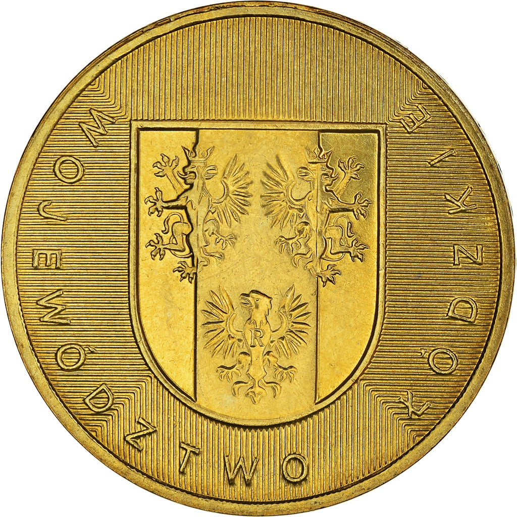 Coin, Poland, 2 Zlote, 2004, Warsaw, MS(63), Brass, KM:487