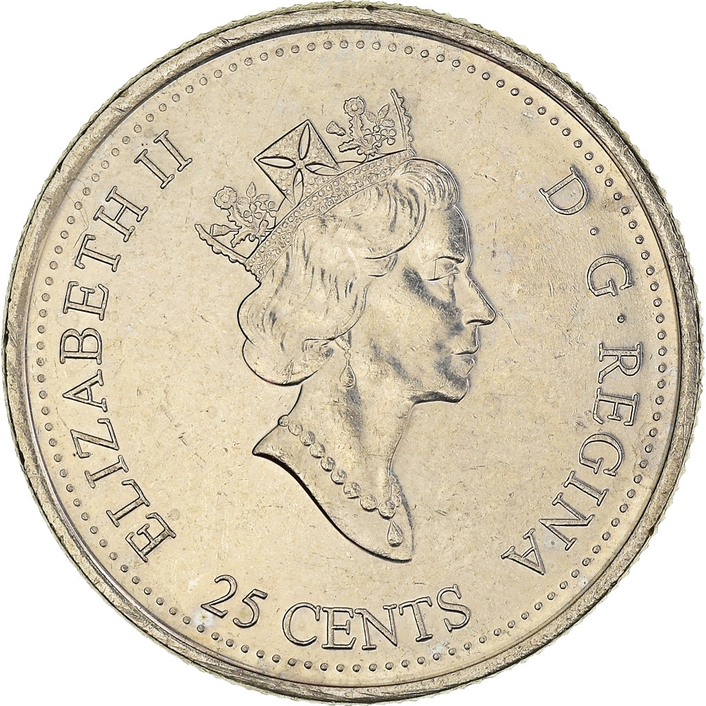 Coin, Canada, Elizabeth II, 25 Cents, 2000, Royal Canadian Mint, Ottawa, MS(63)