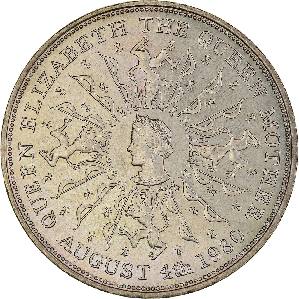 Moneta, Wielka Brytania, Elizabeth II, 25 New Pence, 1980, MS(63)