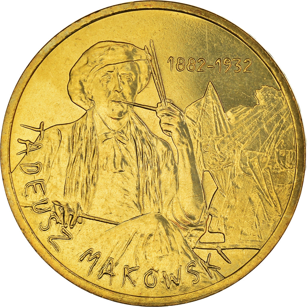 Coin, Poland, 2 Zlote, 2005, Warsaw, MS(63), Brass, KM:558