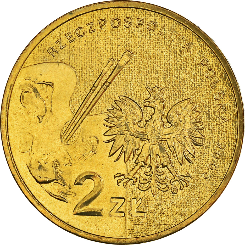 Coin, Poland, 2 Zlote, 2005, Warsaw, MS(63), Brass, KM:558