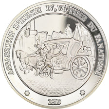 France, Medal, Assassinat d'Henri IV, MS(65-70), Silver