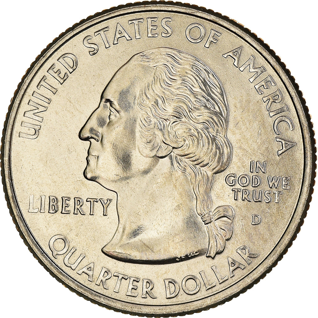 Moneda, Estados Unidos, Quarter, 2005, U.S. Mint, Denver, Oregon 1859, SC, Cobre