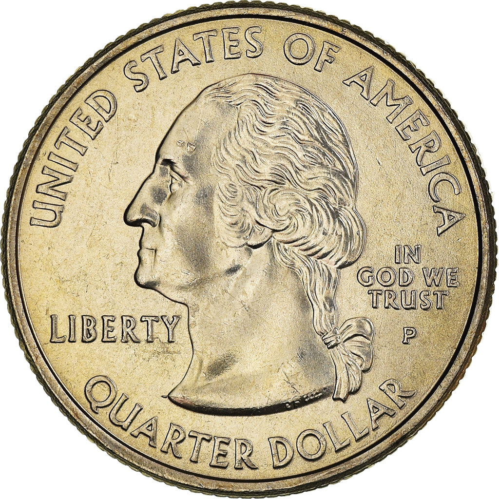 Monnaie, États-Unis, Quarter, 2008, U.S. Mint, Philadelphie, Oklahoma 1907