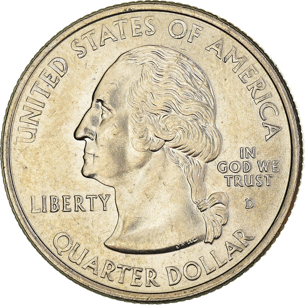 Monnaie, États-Unis, Quarter, 2000, U.S. Mint, Denver, Massachusetts 1788