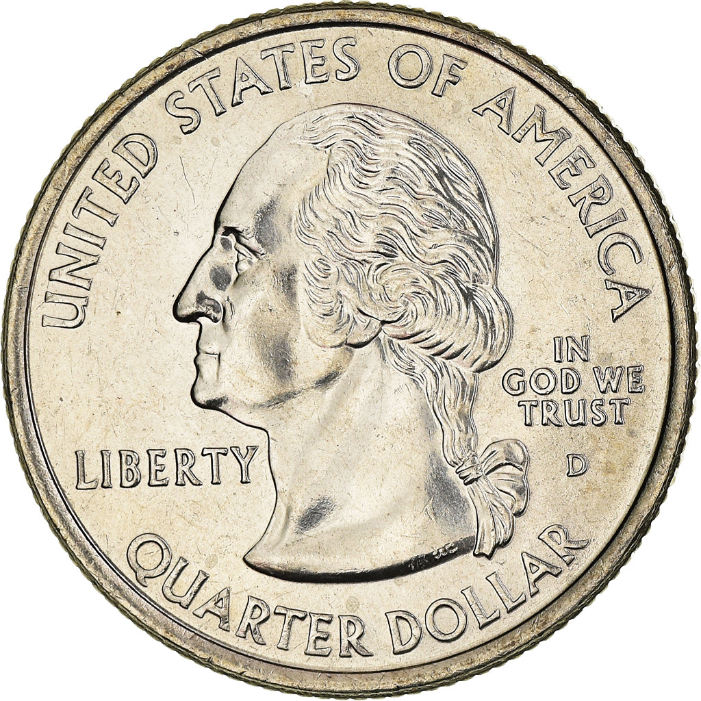 Moneda, Estados Unidos, Quarter, 2000, U.S. Mint, Denver, Massachusetts 1788