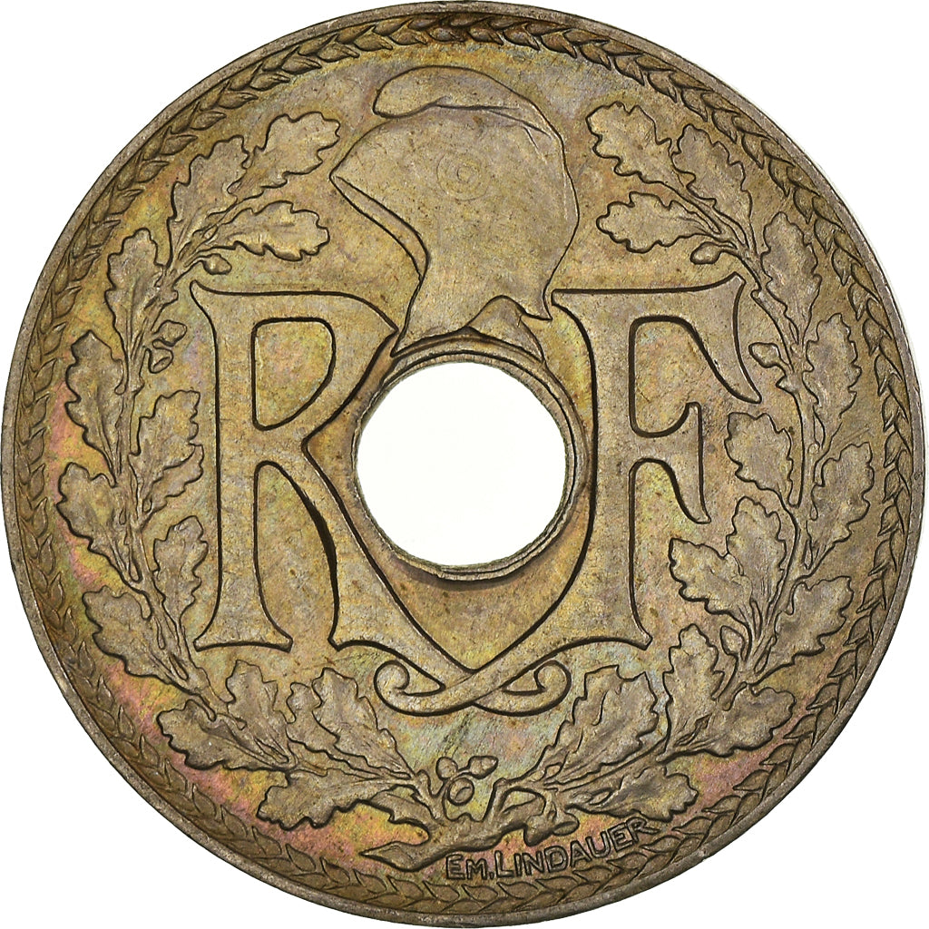 Monnaie, France, Lindauer, 25 Centimes, 1936, TB+, Cupro-nickel, Gadoury:380