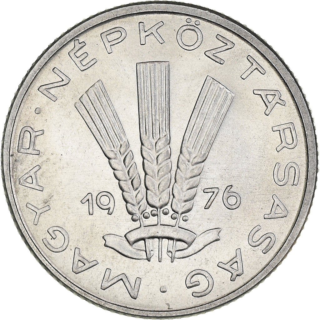Coin, Hungary, 20 Fillér, 1976, Budapest, MS(60-62), Aluminum, KM:573