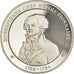 Francia, medaglia, French Fifth Republic, Robespierre chef révolutionnaire
