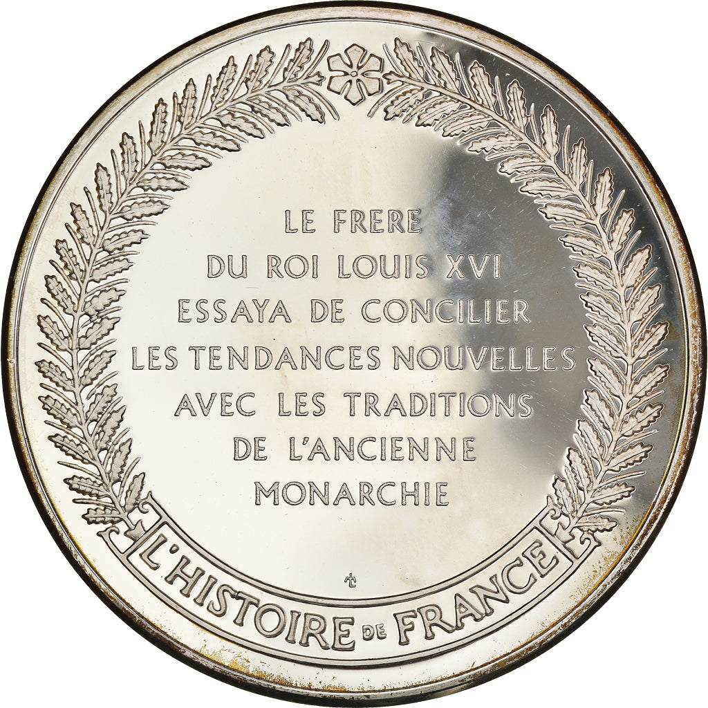 Frankreich, Medaille, Louis XVIII, Restaurateur de la Monarchie, STGL, Silber