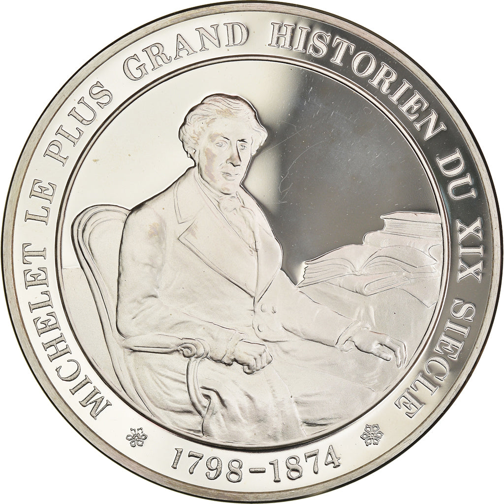 France, Medal, French Fifth Republic, Michelet le plus grand historien du XIX