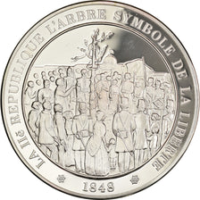 France, Médaille, French Second Republic, L'arbre symbole de la liberté