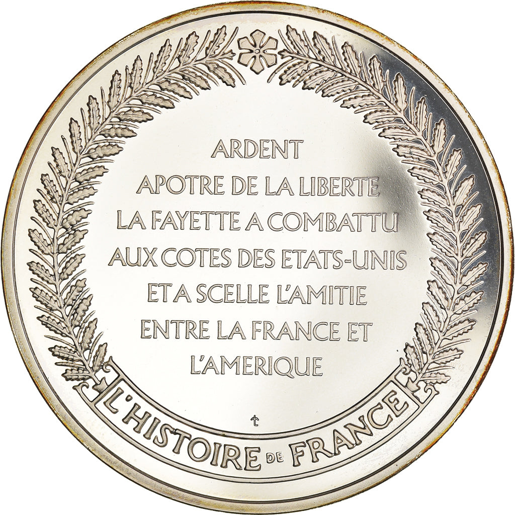 France, Medal, Lafayette, Défenseur de la Liberté, MS(65-70), Silver