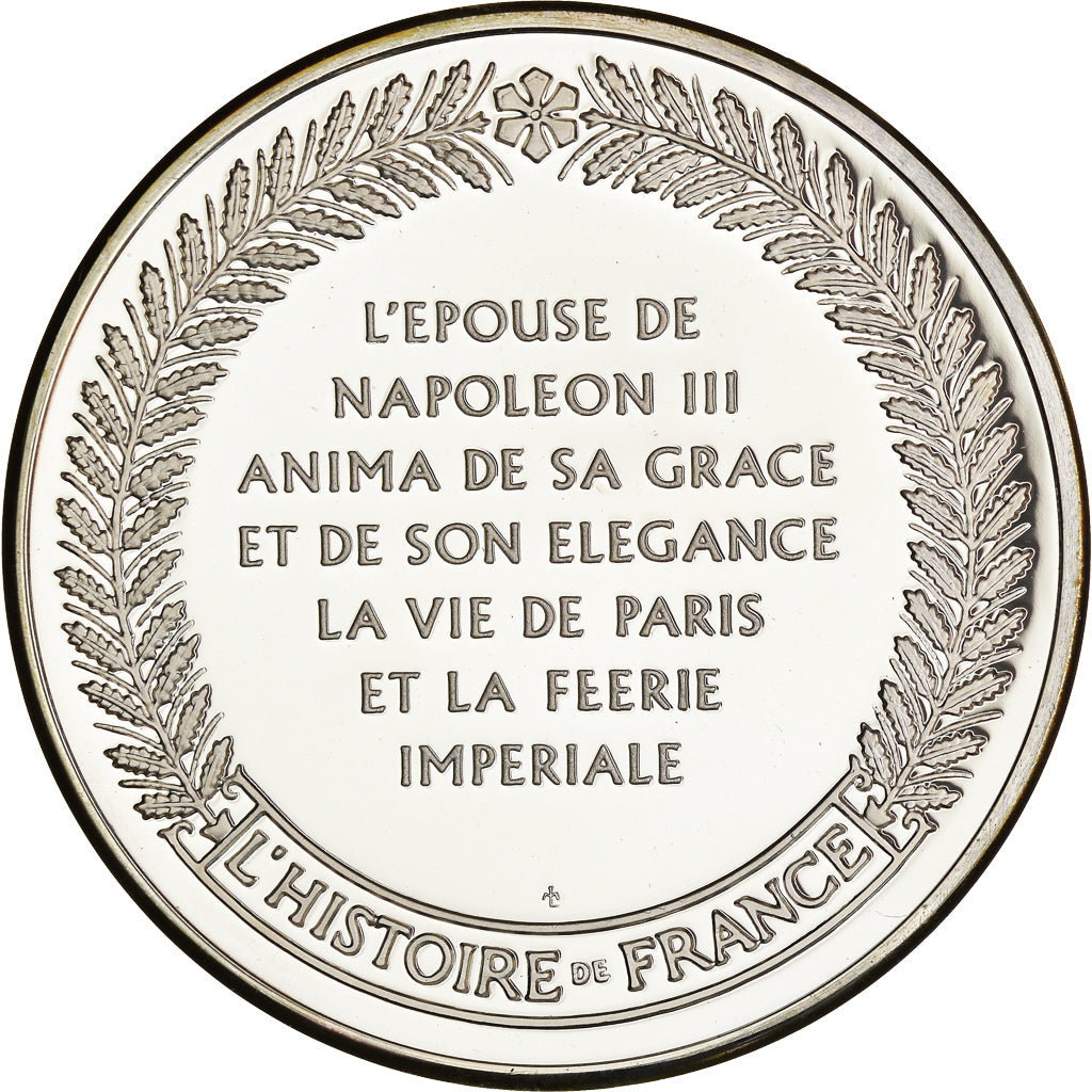 France, Medal, Eugénie impératrice, ame d'une cour brillante 1826 - 1920