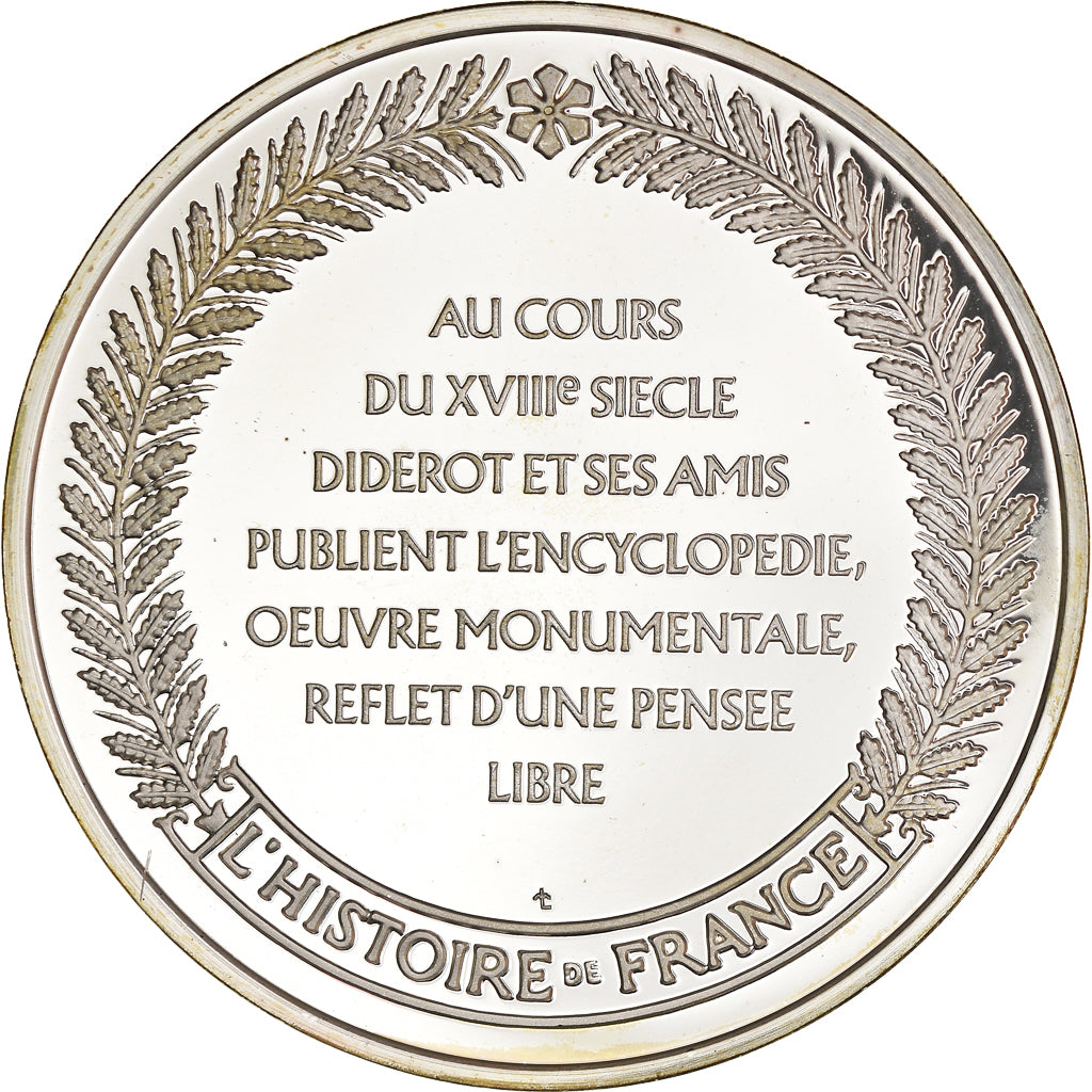 França, Medal, Quinta República Francesa, Diderot, créateur et éditeur de