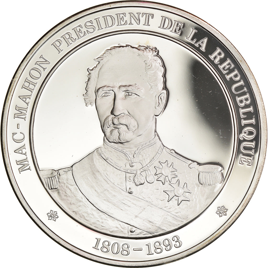 France, Medal, Mac-Mahon président de la république 1808 - 1893, MS(65-70)