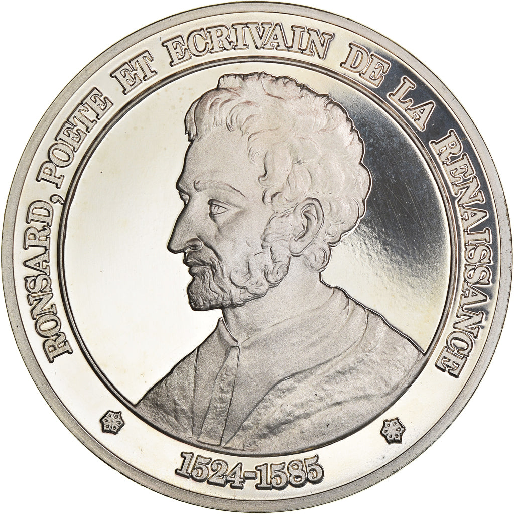 Francja, Medal, Piąta Republika Francuska, Ronsard, poète et écrivain de la