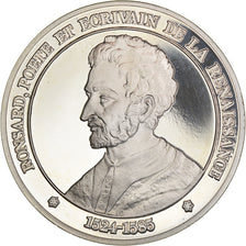 Francja, Medal, Piąta Republika Francuska, Ronsard, poète et écrivain de la