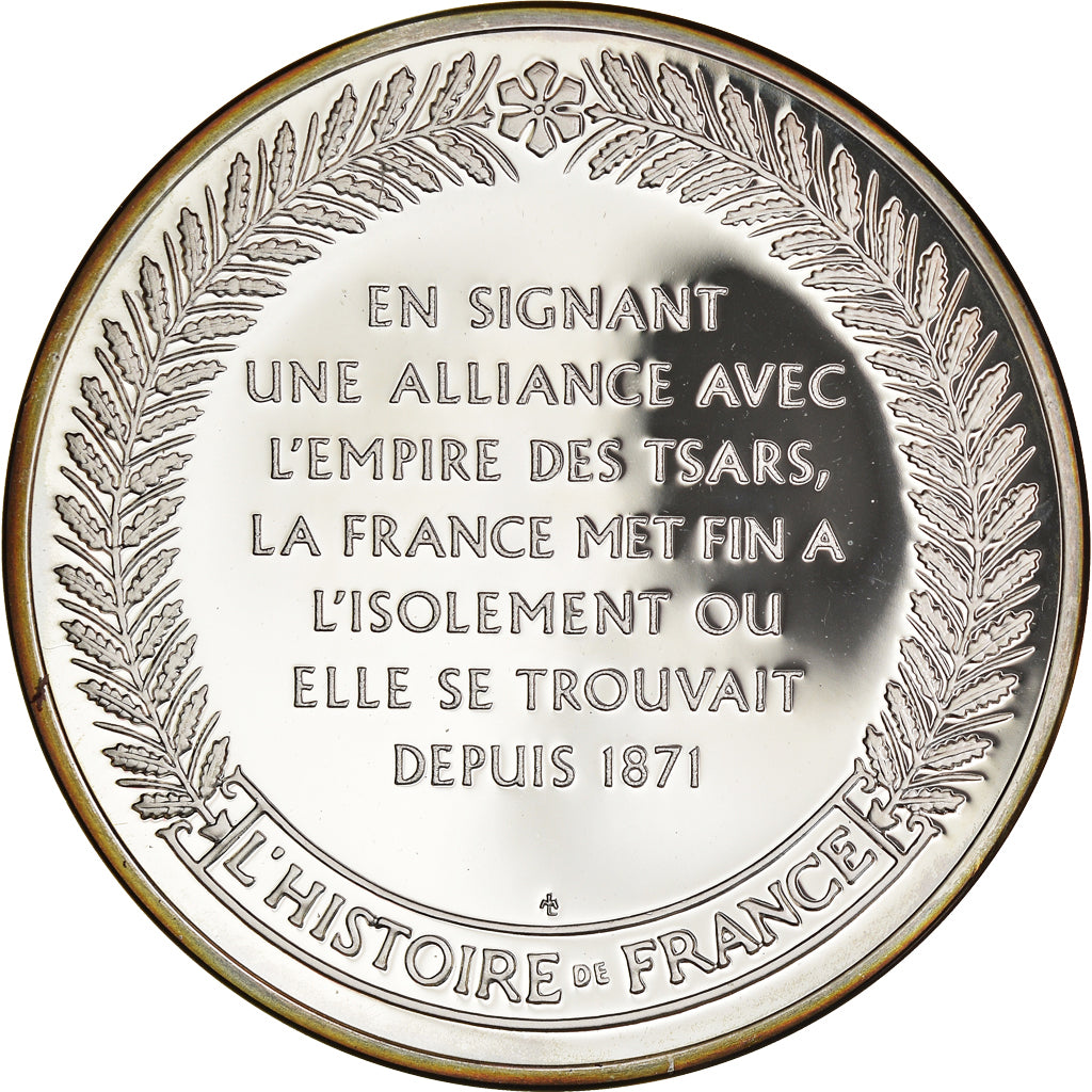 Francia, medaglia, French Fifth Republic, L'alliance Franco-Russe 1894, History