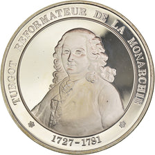 France, Médaille, French Fifth Republic, Turgot réformateur de la Monarchie