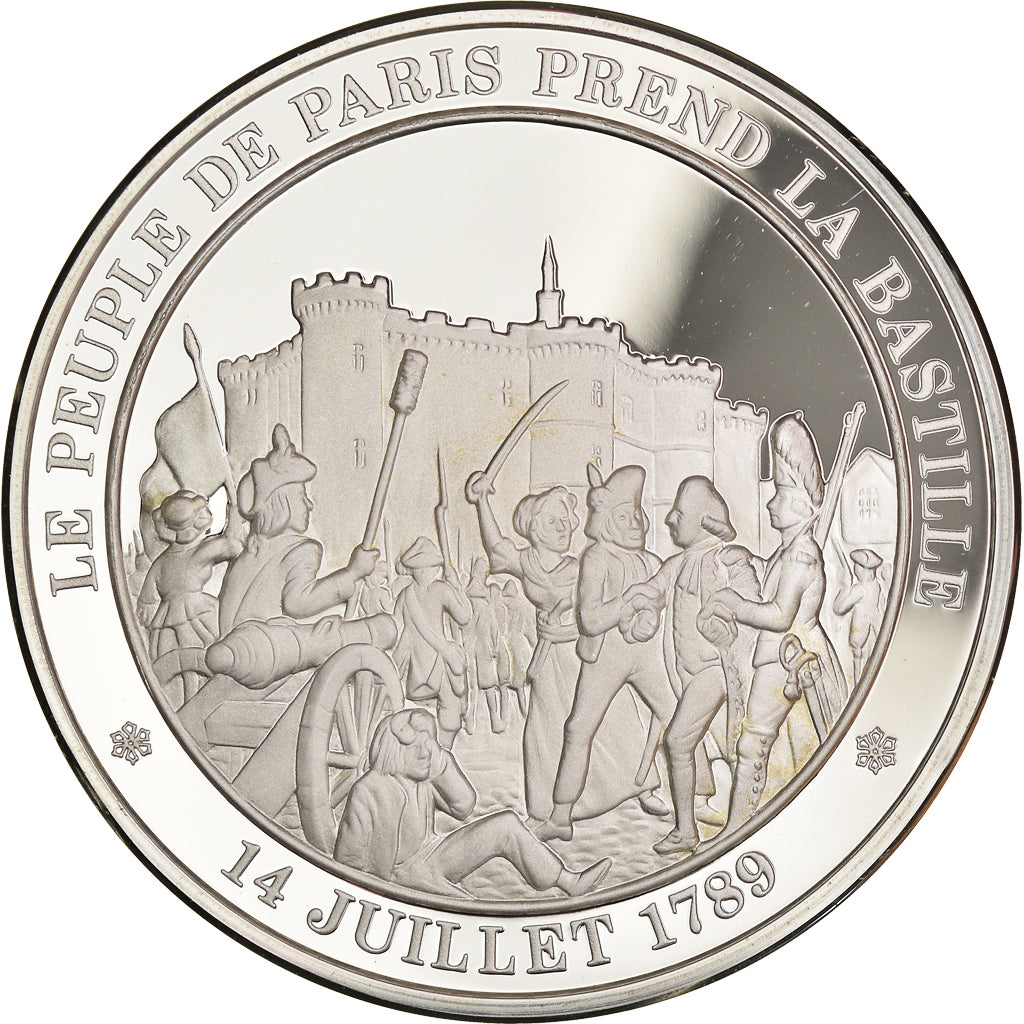Francia, medaglia, French Fifth Republic, La peuple de Paris prend la Bastille