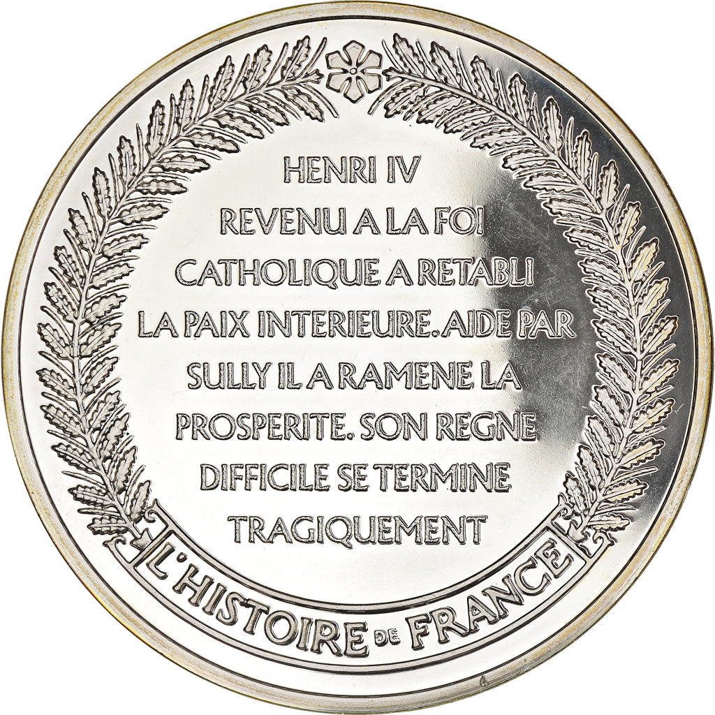 France, Médaille, Henri IV, Pacificateur des Français., FDC, Argent