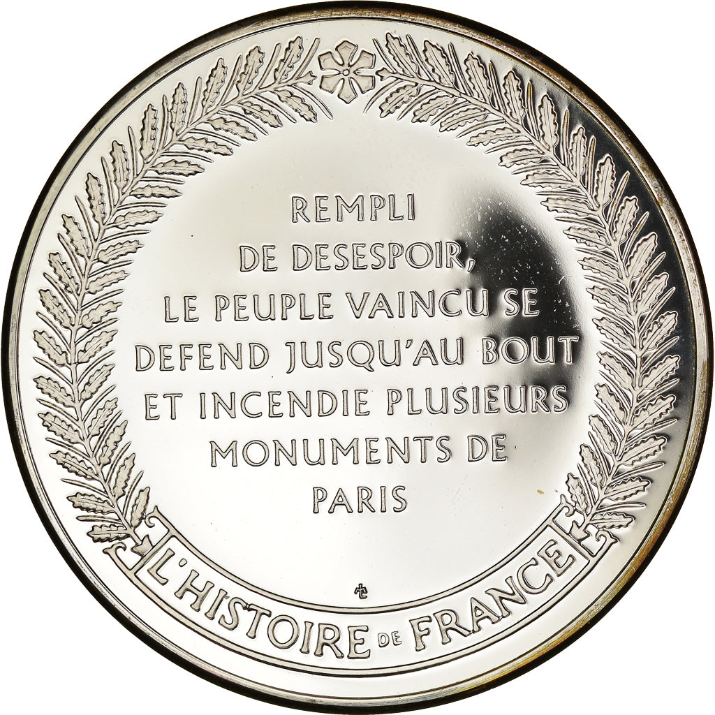 Frankreich, Medaille, Troisième République, Incendie de l'Hôtel de Ville de