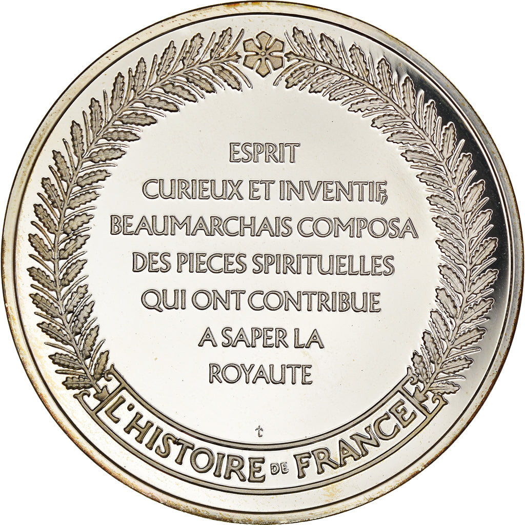 France, Medal, French Fifth Republic, Beaumarchais auteur du mariage de figaro