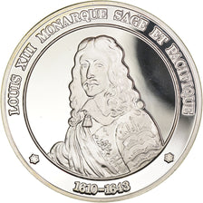 France, Medal, French Fifth Republic, Louis XIII monarque sage et pacifique 1610