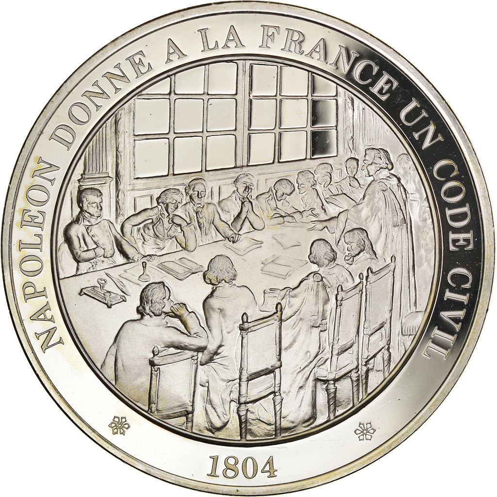 France, Medal, French Fifth Republic, Napoléon donne à la France un code civil