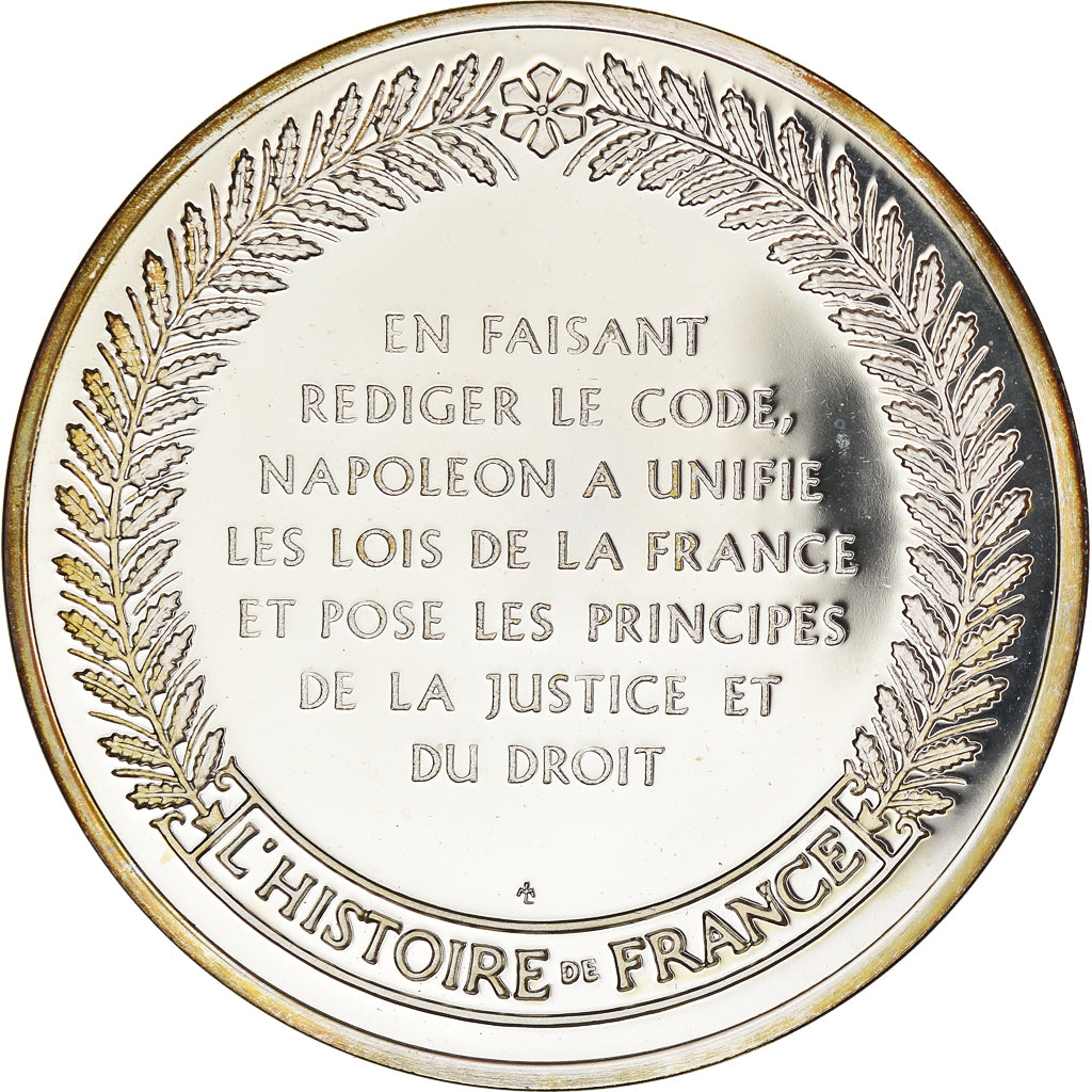 France, Medal, French Fifth Republic, Napoléon donne à la France un code civil