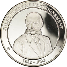 France, Medal, Jules Ferry et l'Enseignement, History, MS(65-70), Silver