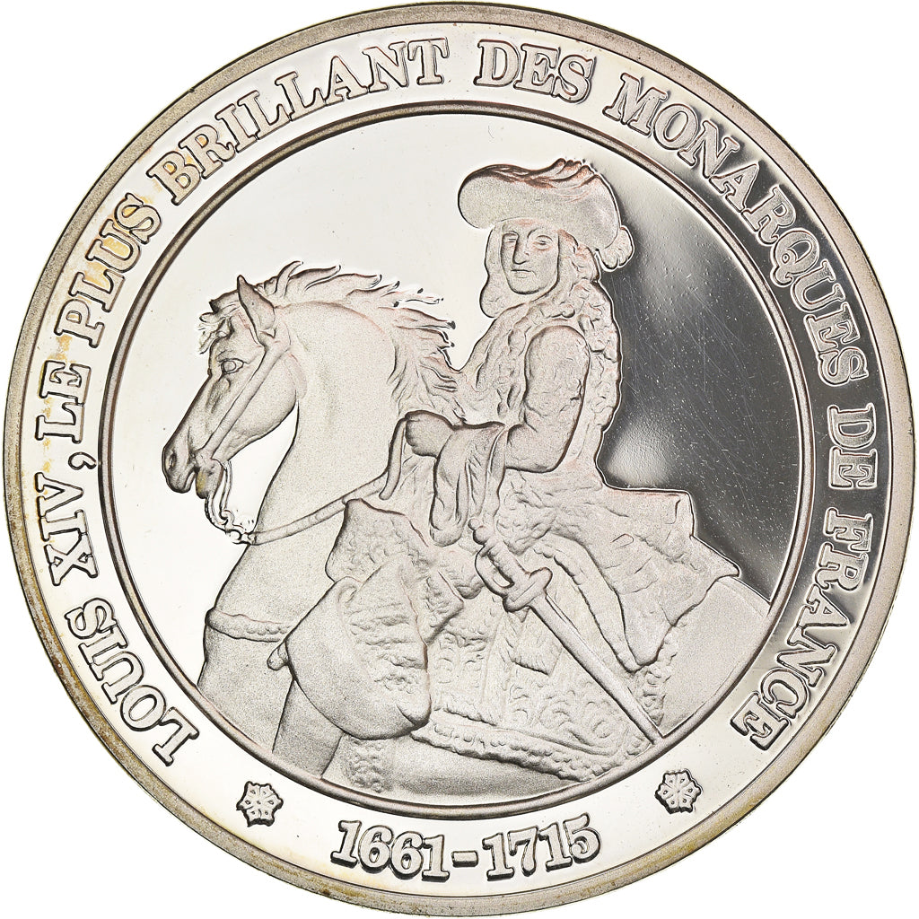 Francia, medalla, Louis XIV, Le plus Brillant des Monarques de France, FDC