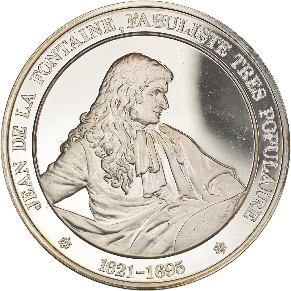 France, Medal, French Fifth Republic, Jean De La Fontaine fabuliste très